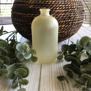 5/$10 Dandelion Cornflower Yellow Frosted Sea Glass Bottle